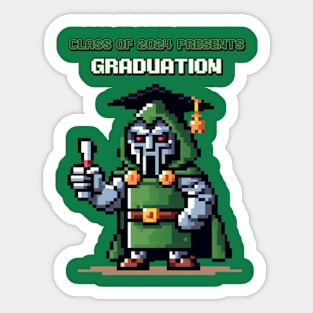 Class Of 2024 Graduation Doom Sticker